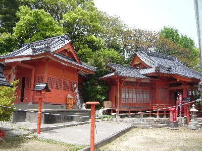嚴島神社と稲荷神社