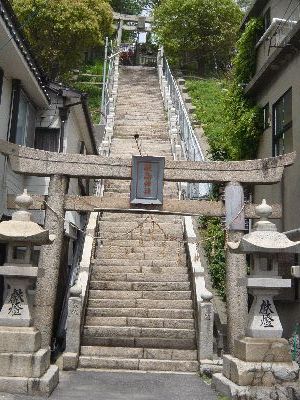 嚴島神社の参道